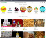Pagina principal después de iniciar sesión, muestra los negocios seguidos, la actividad local de produtos y negocios.